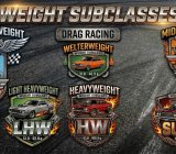 Die Cast Drag Racing in the style of IHRA